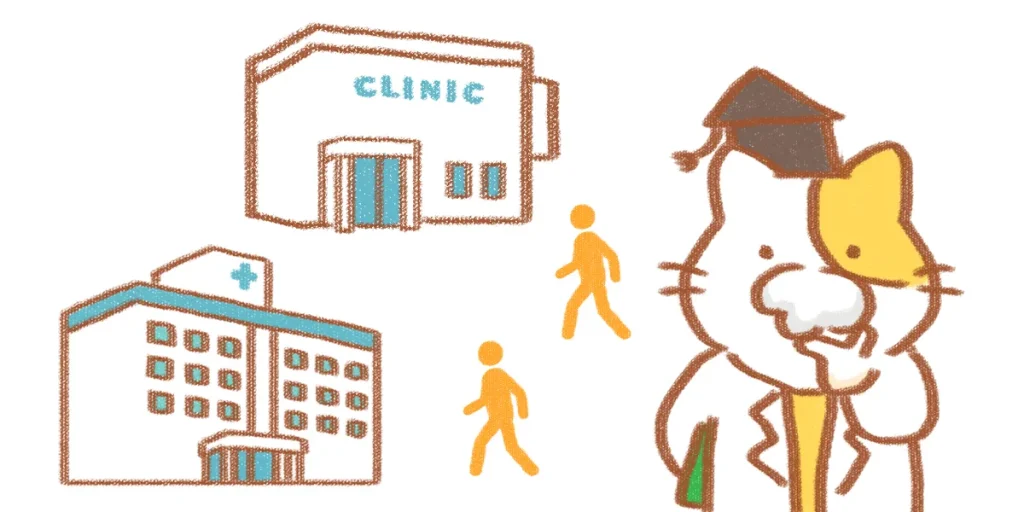 体の違和感を感じ、病院を転々とする患者さん